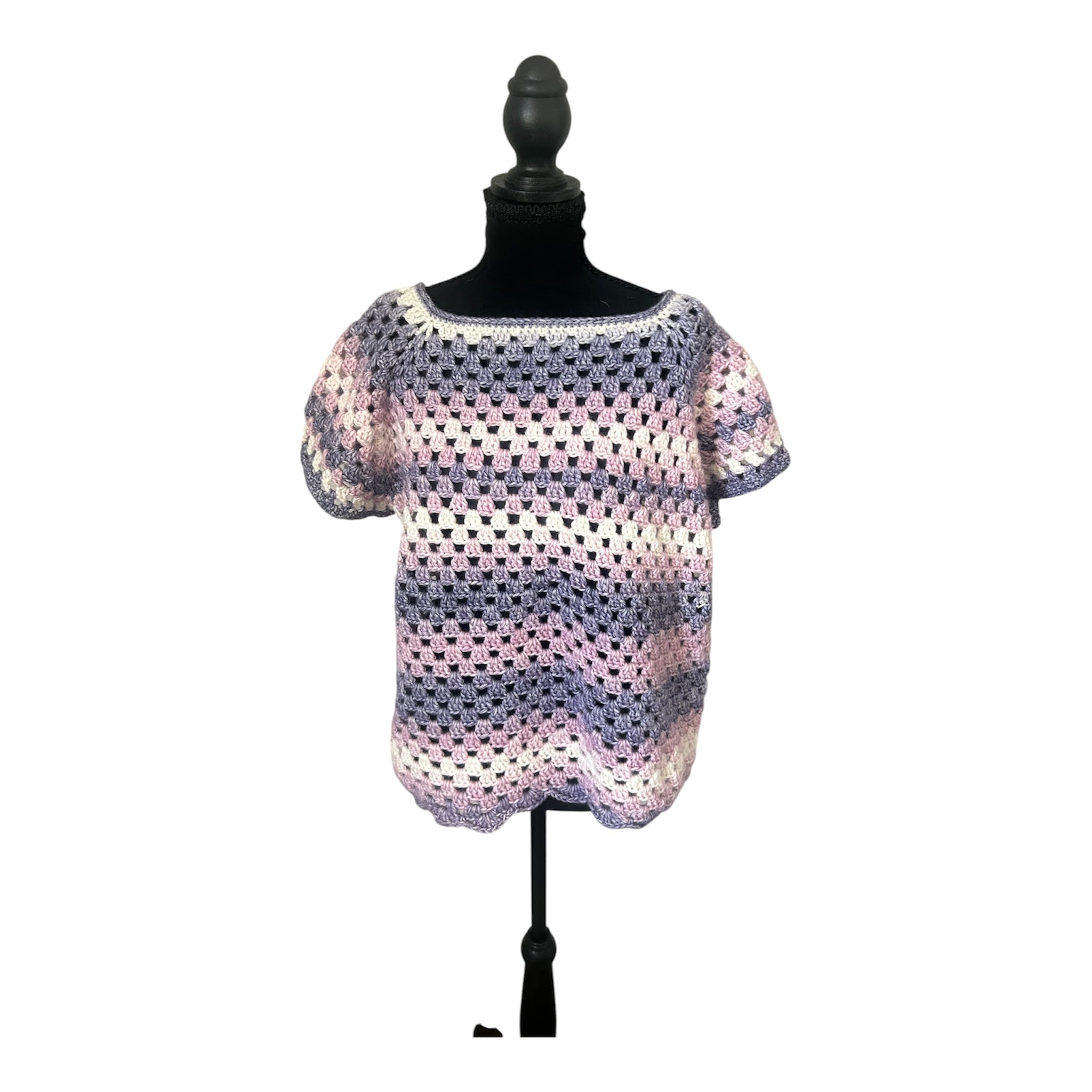 Lavender Skies Granny Stitch Tee