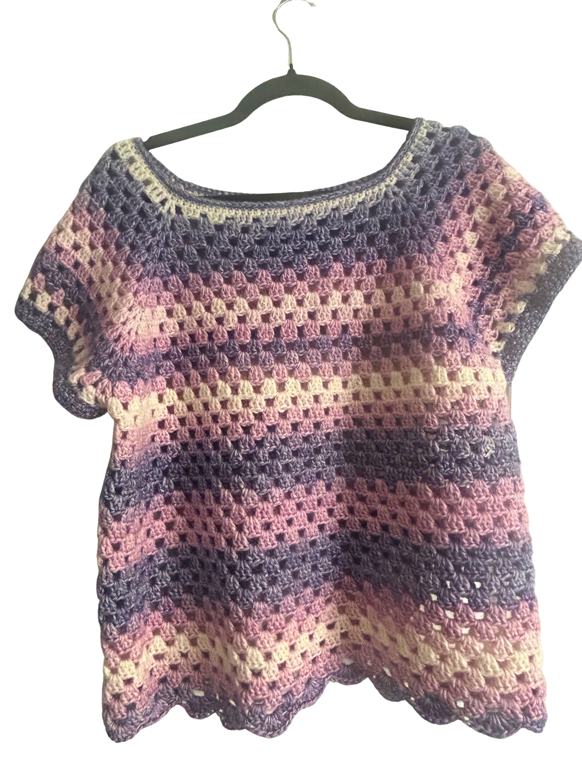Lavender Skies Granny Stitch Tee