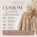 Custom Crochet Order