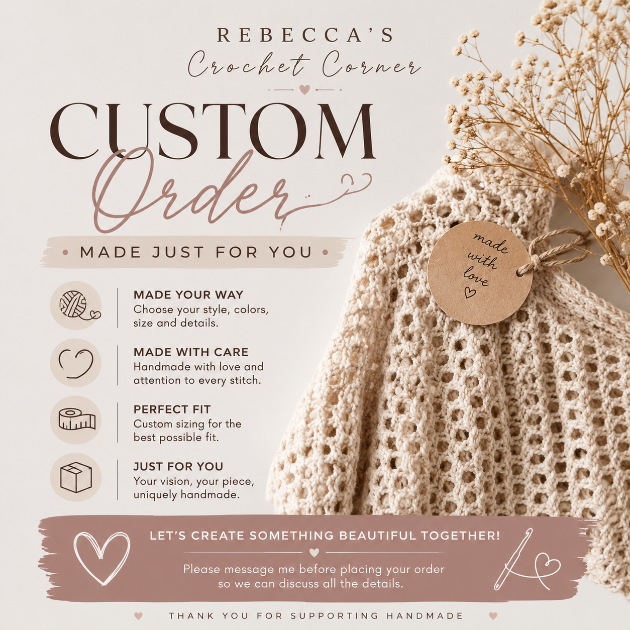 Custom Crochet Order