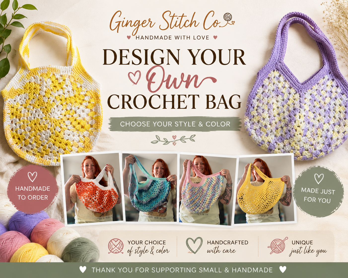 Custom Crochet Bag